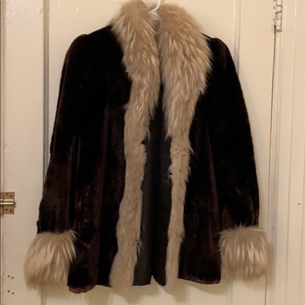 - Vintage fur coat beautiful